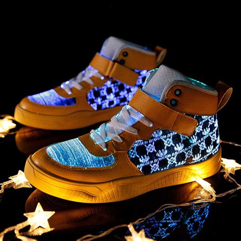 black light up sneakers|light up shoes size 9.